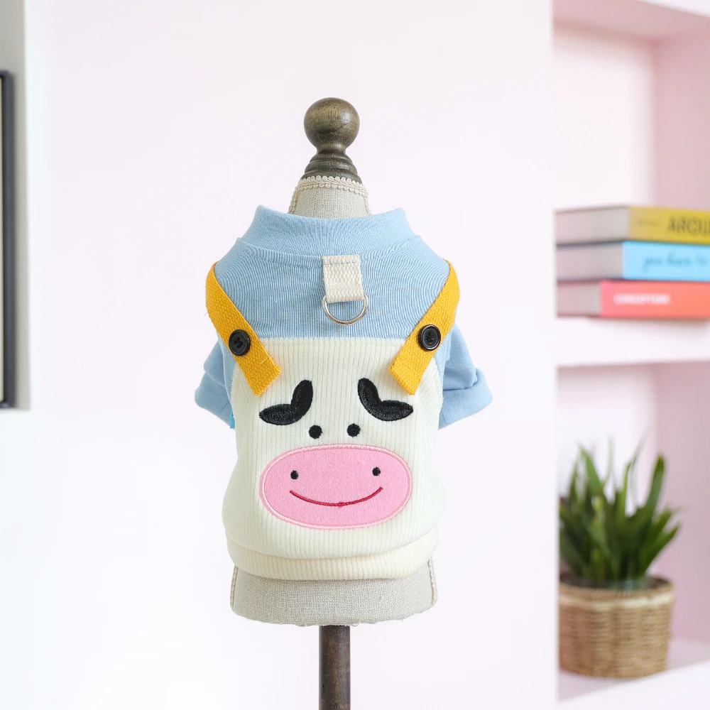 Puppy Clothes, Happy Puppy Things, Cute Calf Back Bag Sweater, A Must for Cute Pets, Suitable for Puppies and Cats