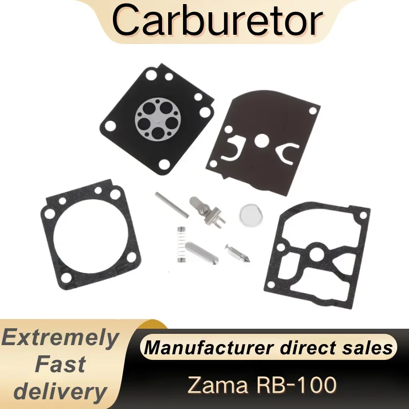 

Carburetor Repair Kit Parts RB-100 Membrane Joint for Zazma Sstihl Chainsaw Trimmer HS45 FS55 FS38 BG45 MM55 Leme ZaAAma C1Q