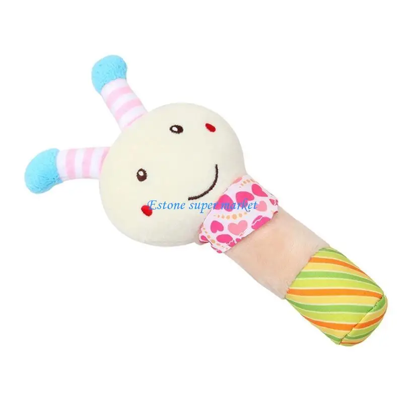 090B 귀여운 동물 모양의 장난감 딸랑이 액세서리 초기 교육 장난감 침대/소파 공급면 면화