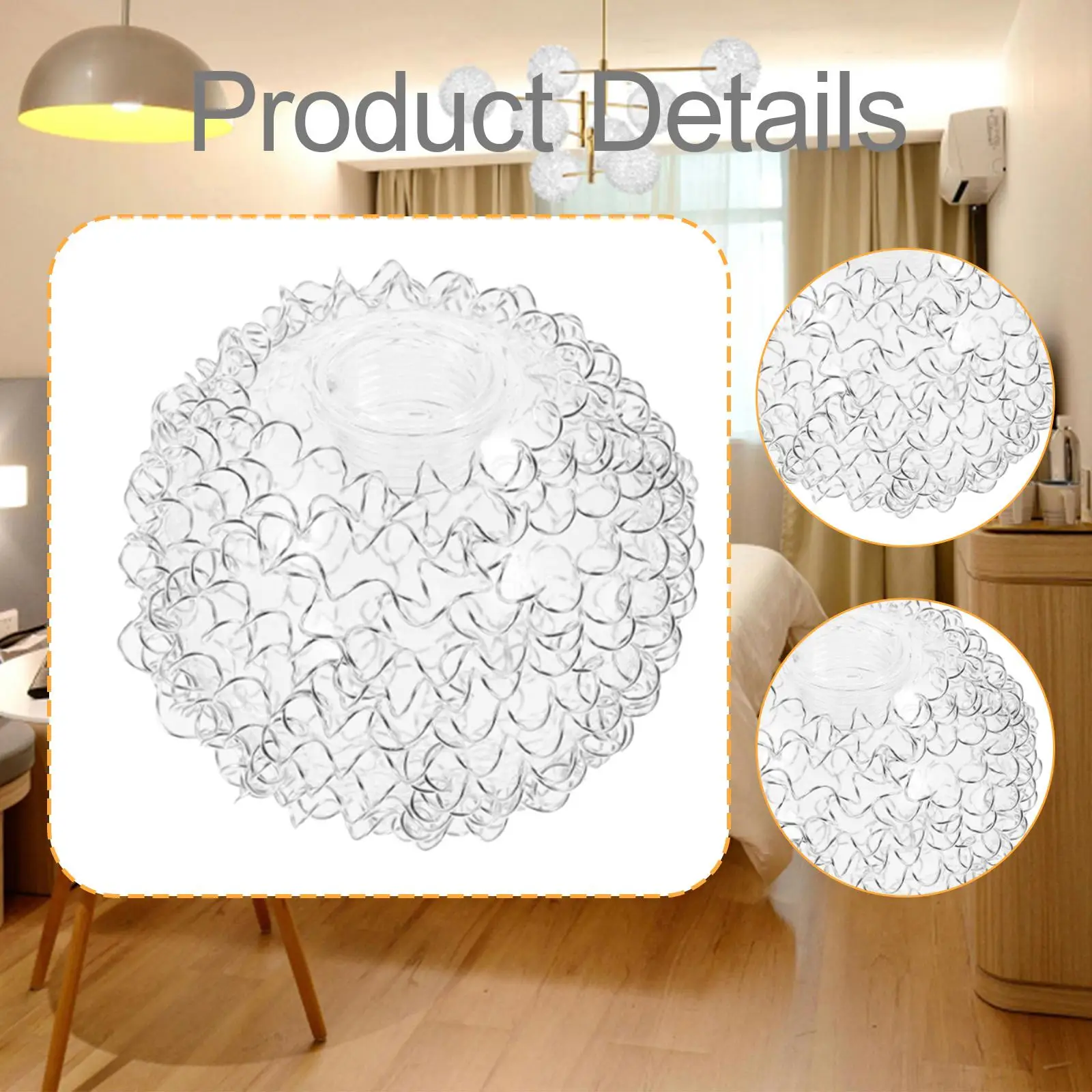 アルミワイヤーランプシェードランプカバー簡単なインストールグローブシェードリビング寝室カフェバー照明ラウンドグローブランプシェード