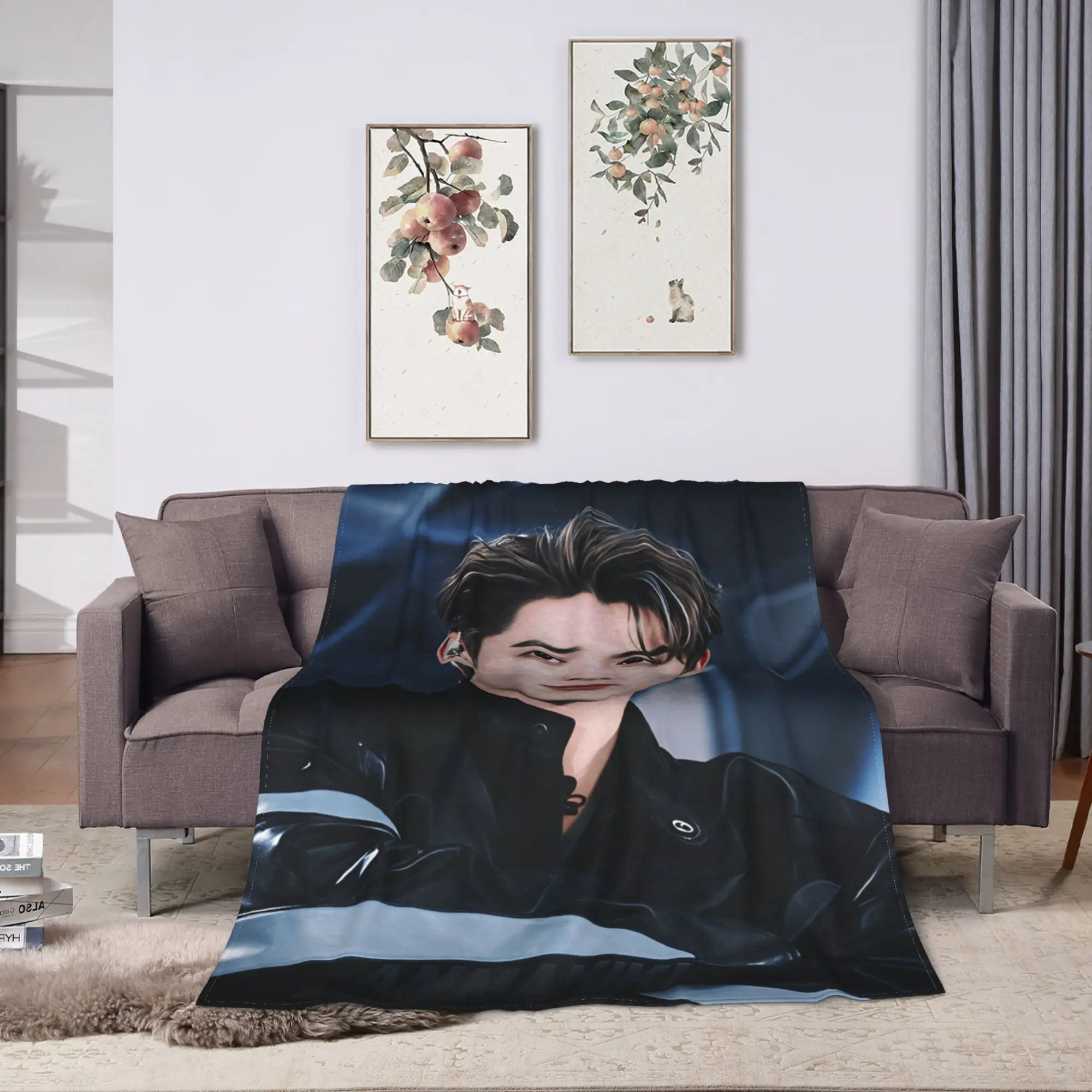 Wang Hedi Dylan Wang Actor Blanket Quality Warm  Bedding Throws Winter Travel Car Home Decor Novelty Bedspread