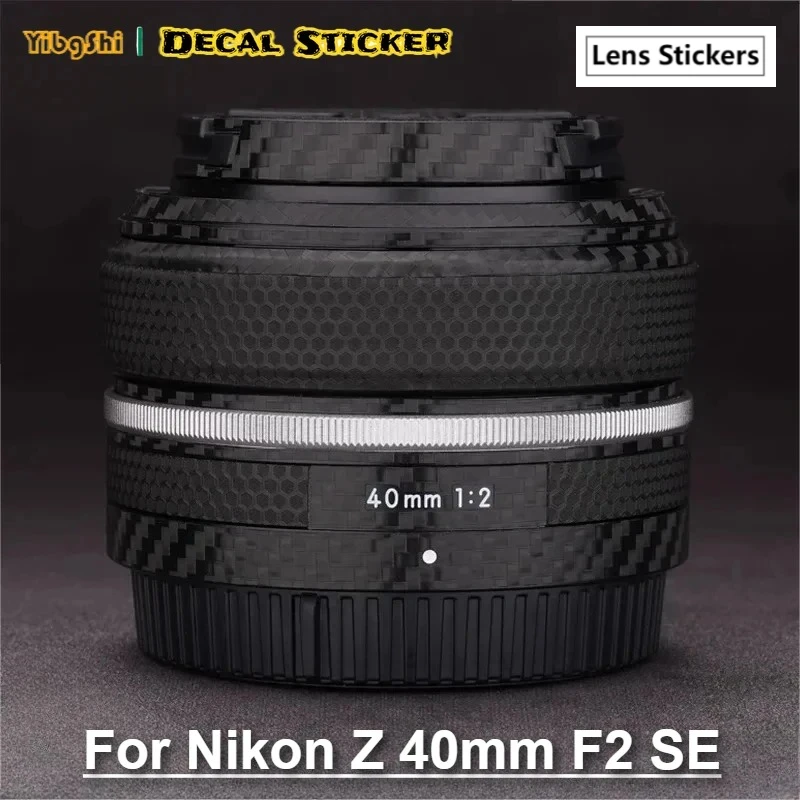 Para lente Nikkor Z40F2SE, adhesivo premium para lente Nikon Z 40mm f/2 SE, película protectora para lente Z 40 f2 SE, adhesivo