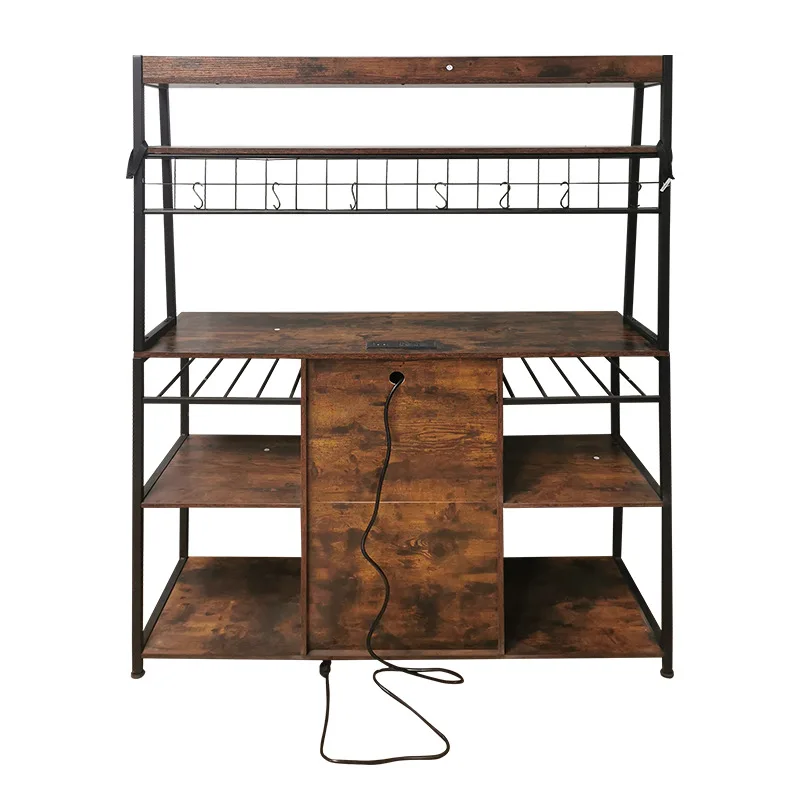 Floor-to-ceiling multi-storey kitchen storage rack Multi-functional storage shelf baking rack
