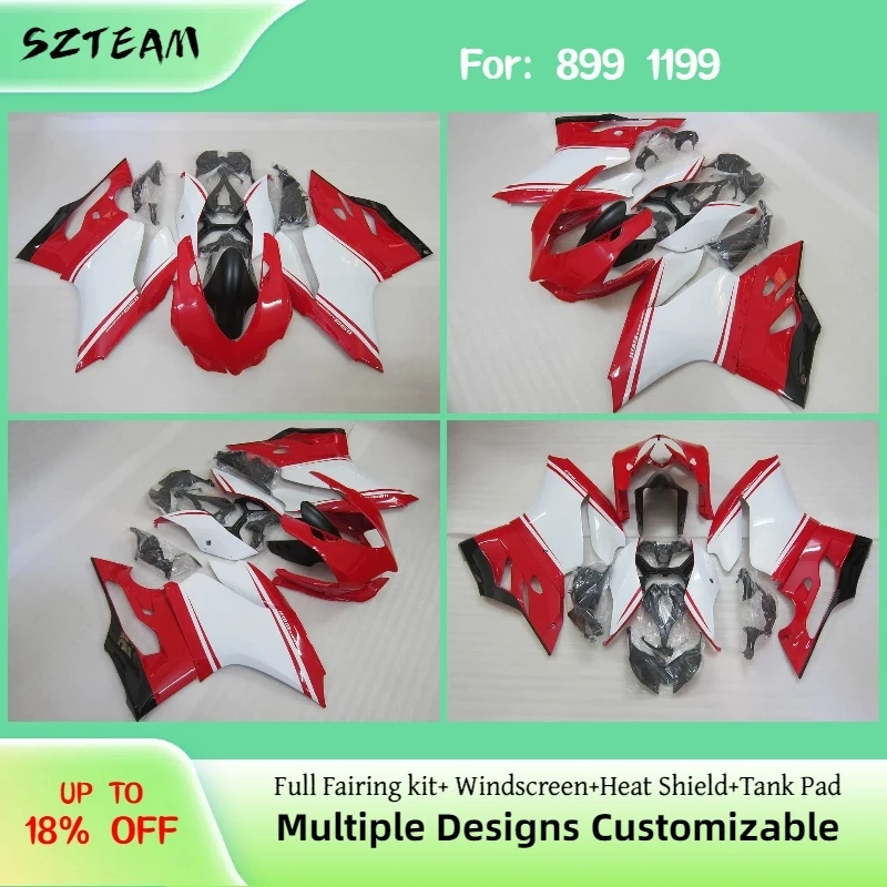 

Полный комплект обтекателей для DUCATI 899 1199, аналог OEM, из высококачественного ABS-пластика, модель PRO-2