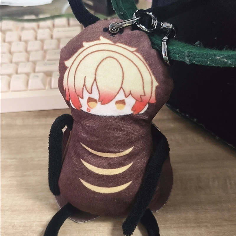 Cockroach Plush Doll Phainon Mydei Anaxa Funny Abstract Stuffed Animal Toy Cute Plushie Keychain Bag Charm