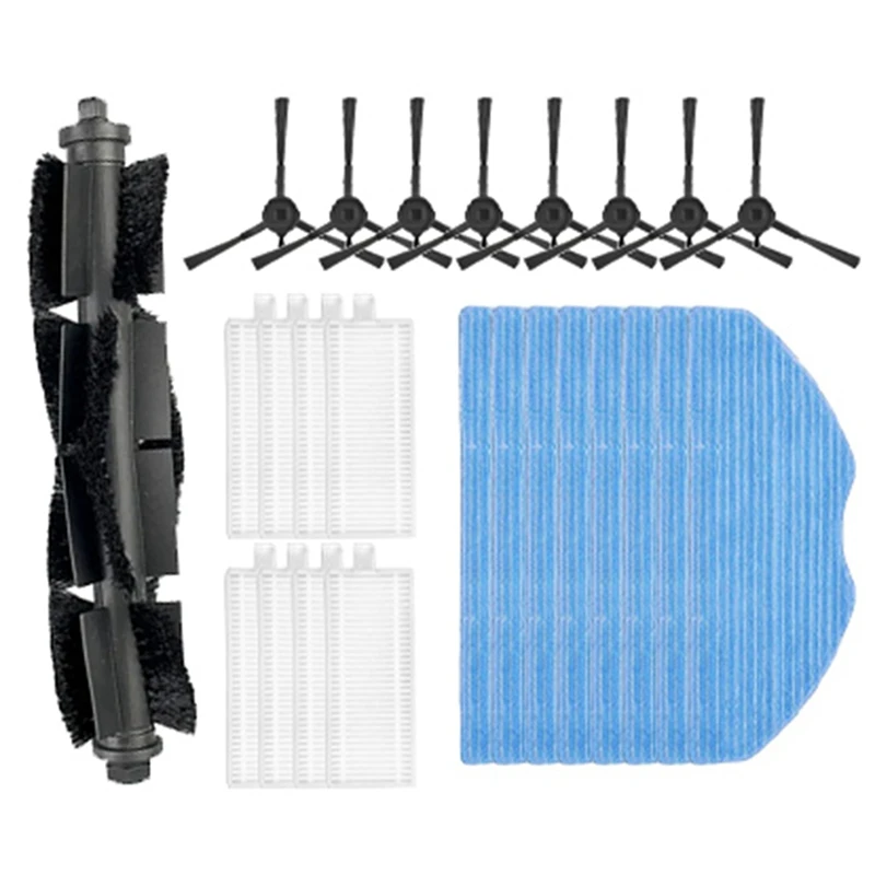 HOT！-For EZVIZ RE4 / RE4 Plus / RE5 / RE5 Plus Main Side Brush Mop Cloth Filter Accessories Replacement Spare Parts