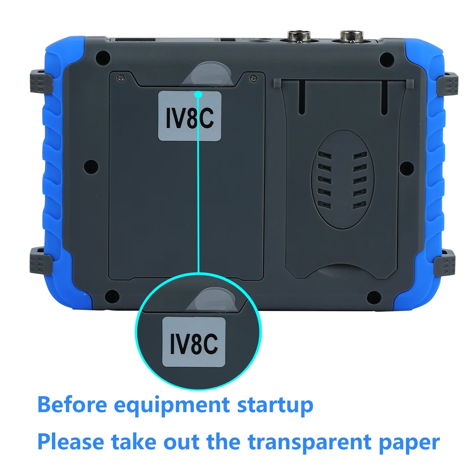 HD Coaxial Camera Tester CCTV Tester Monitor IV8C Support 8MP CVBS AHD TVI CVI 4-In-1 Tester 5 Inch Screen with PTZ Controller