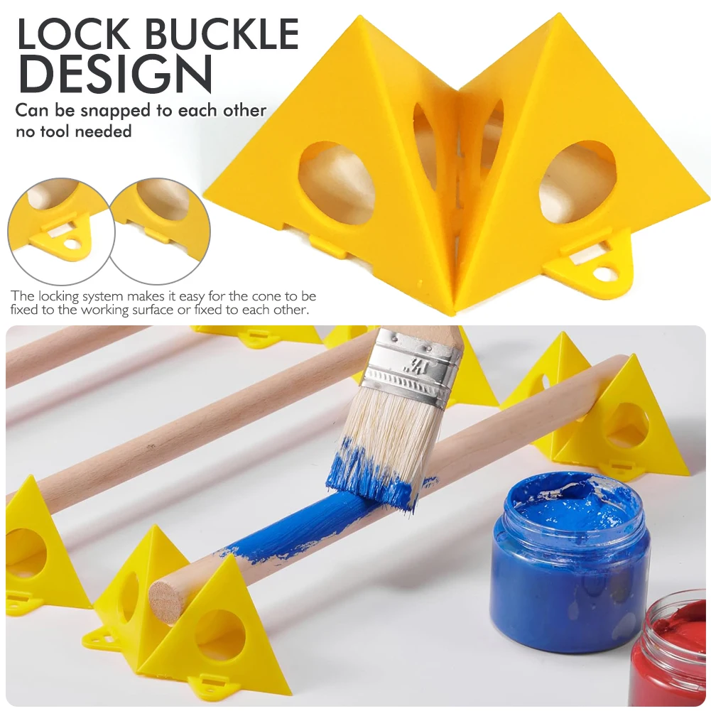 

Мини-подставка для штатива-пирамиды 2025 года, треугольные кронштейны для деревообработки с распылителем и подушечным блоком, осенний инструмент для поддержки поделок своими руками