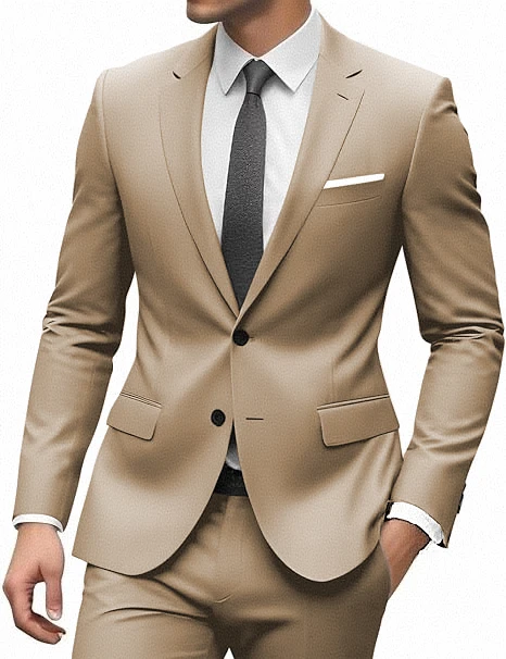 khaki 2pcs