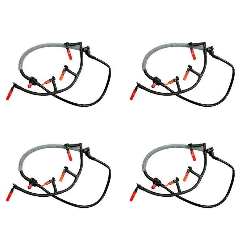 

4X BB3Q-9K022-BG Fuel Overflow Leak Off Pipe For Ford Ranger 2.2 Mazda BT50 1756563 BB3Q9K022AG