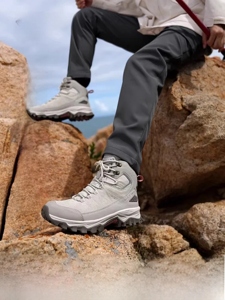 

Женский высокий топ Toread Hiking oes для занятий спортом на открытом воздухе, водонепроницаемый, нескользящий, износостойкий, повседневный, Walking oes, весна-осень