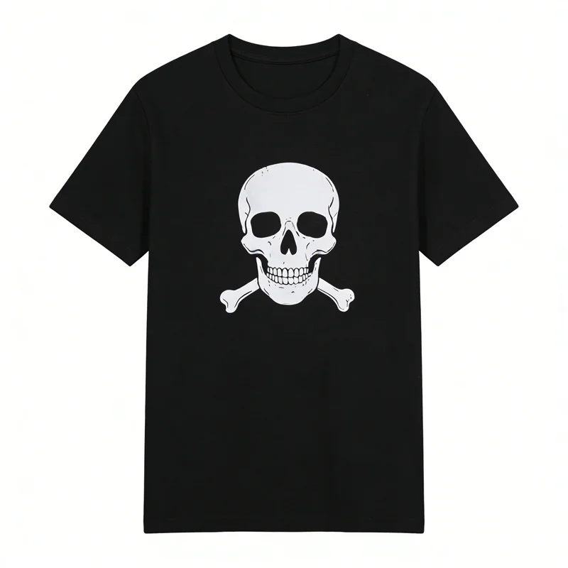 Halloween Devil Ghost Style Reze Cosplay Tee Skeleton Skull Bone Design Adult Casual Round Neck Short Sleeve Unisex Daily Outfit