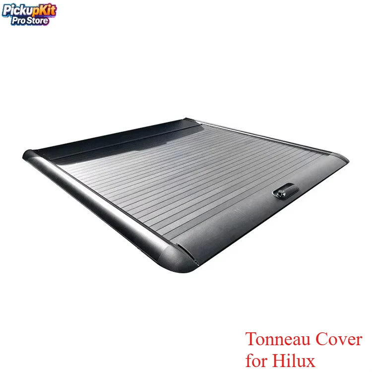 

Superior Hot Sale ALuminum Hard Tri-folding Truck Bed Cover Tonneau for Hilux 2015