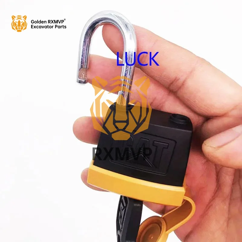 For Caterpillar Fuel Tank Lock Excavator Lock Head Anti-theft Padlocke320 323 329 330 336c D Excavator Parts