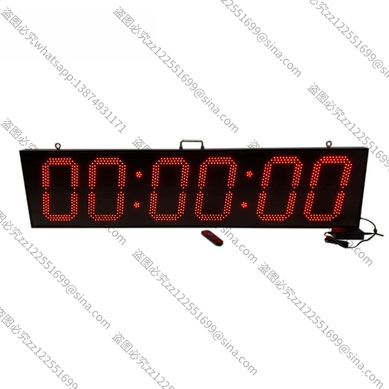 Suitable for 12-inch Large-screen Outdoor Waterproof Double-sided Electronic Timer, Professional Marathon Timer