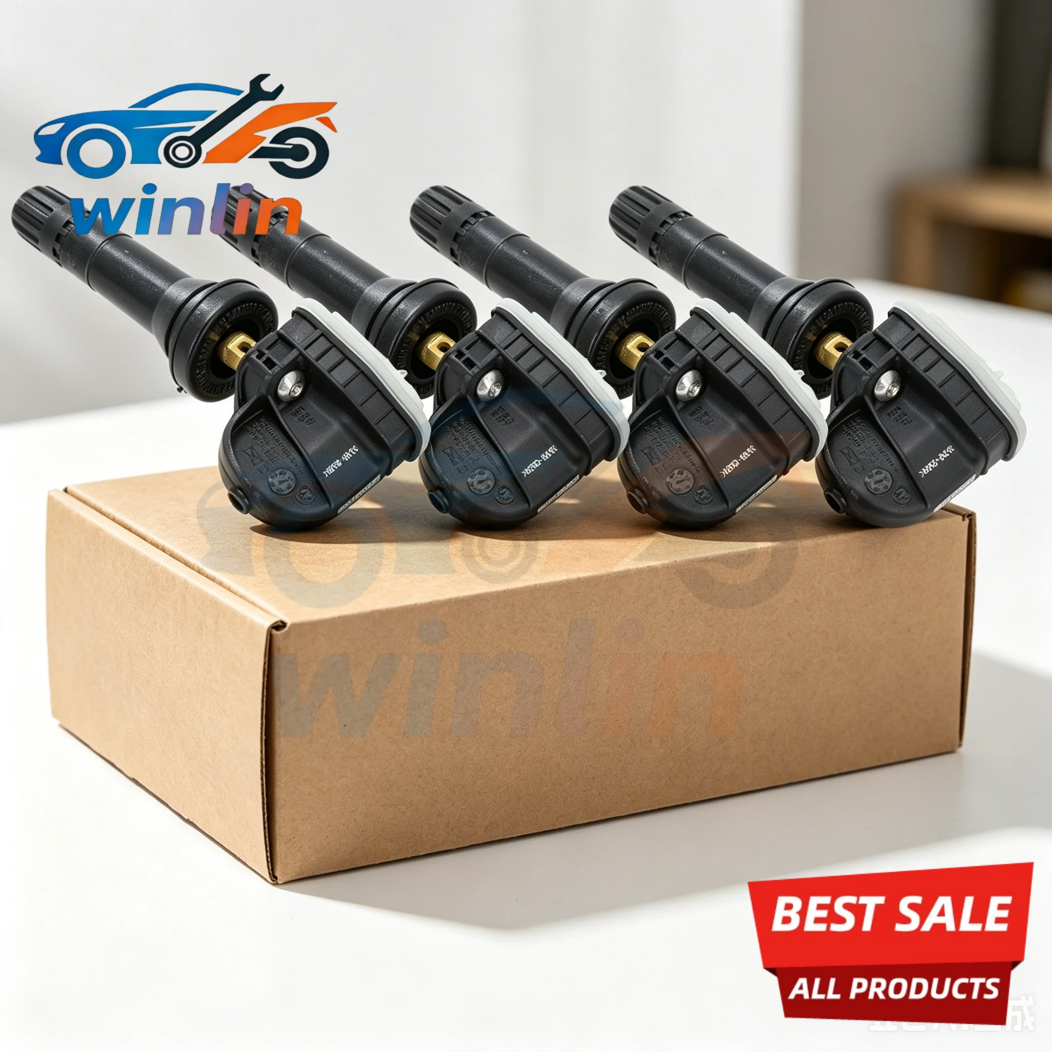 

3641100XKV3AA 433MHz 4PCS TPMS Tire Pressure Sensor for Great Wall Tank 500 2022-2024