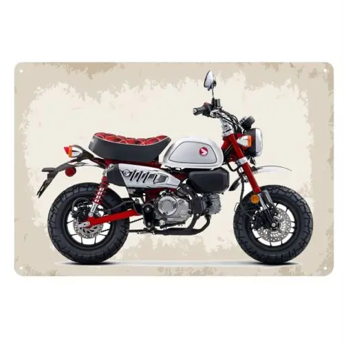 Mini Trail Z125 Monkey Motorrad Metallposter Blechschild 20x30cm