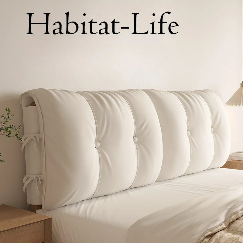 Washable Anti-collision Large Bolster Cushion Headboard Pillow Cute Pillow Cojines Decorativos Floor Cushion Headrest Cushion
