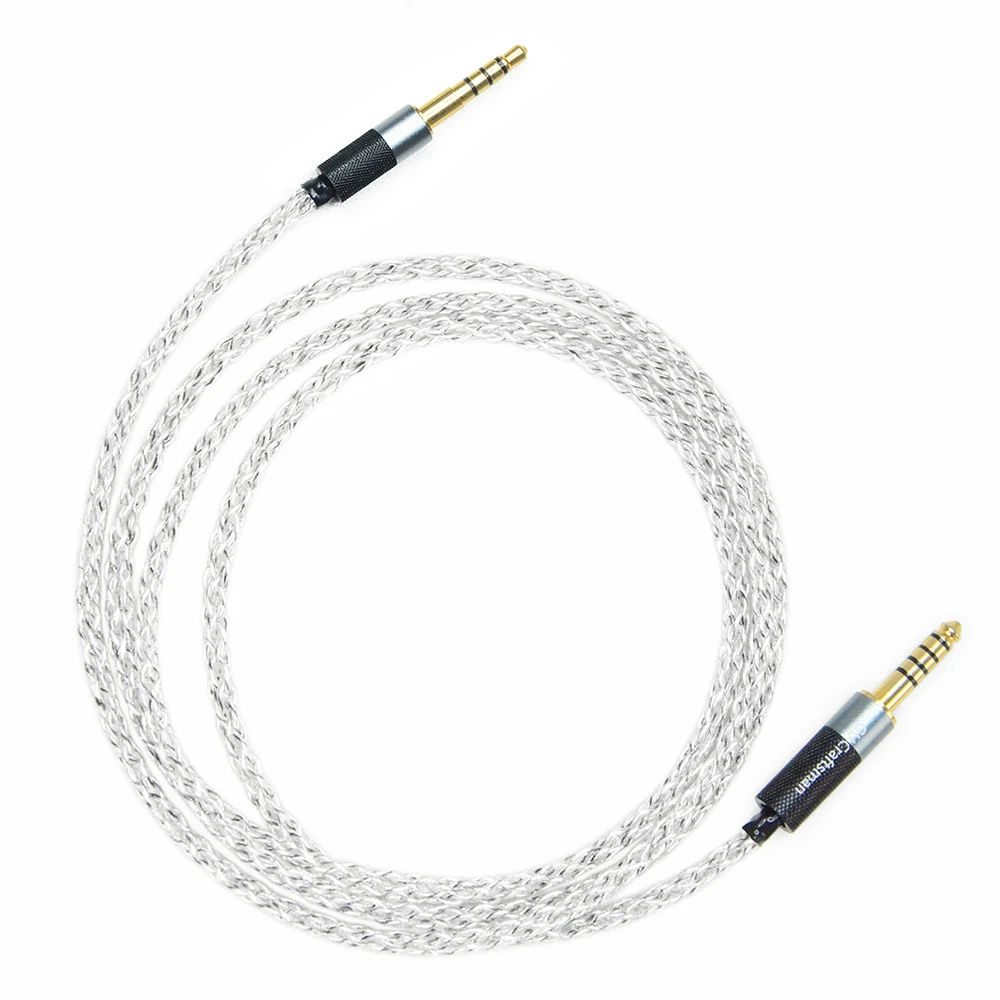 GUCraftsman 5N OFC Silver Plated Graphene Headphone Cable for HIFIMAN DEVA Denon AH-MM200 MM400