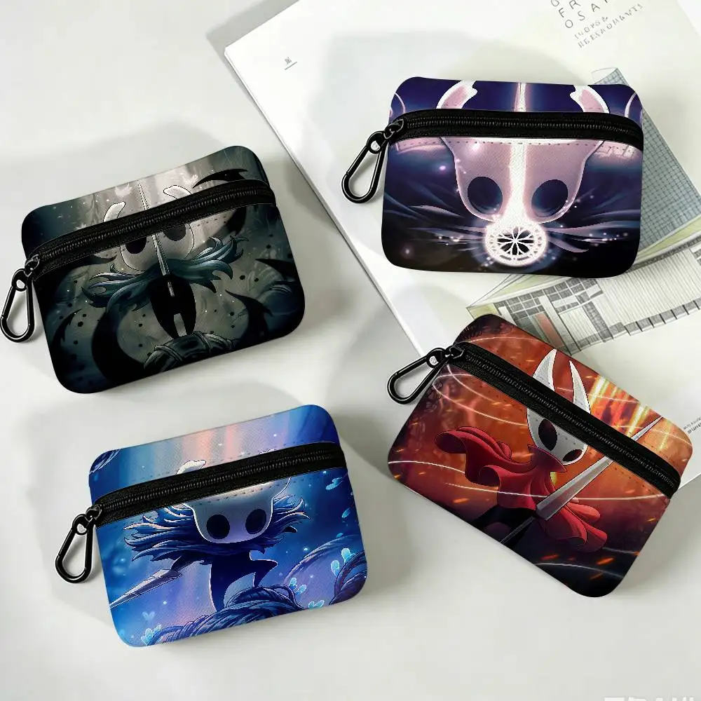H-Hollow K-Knight Cute Wear-resistant Oxford Cloth Coin Purse Portable Backpack Hanging Card Storage Bag