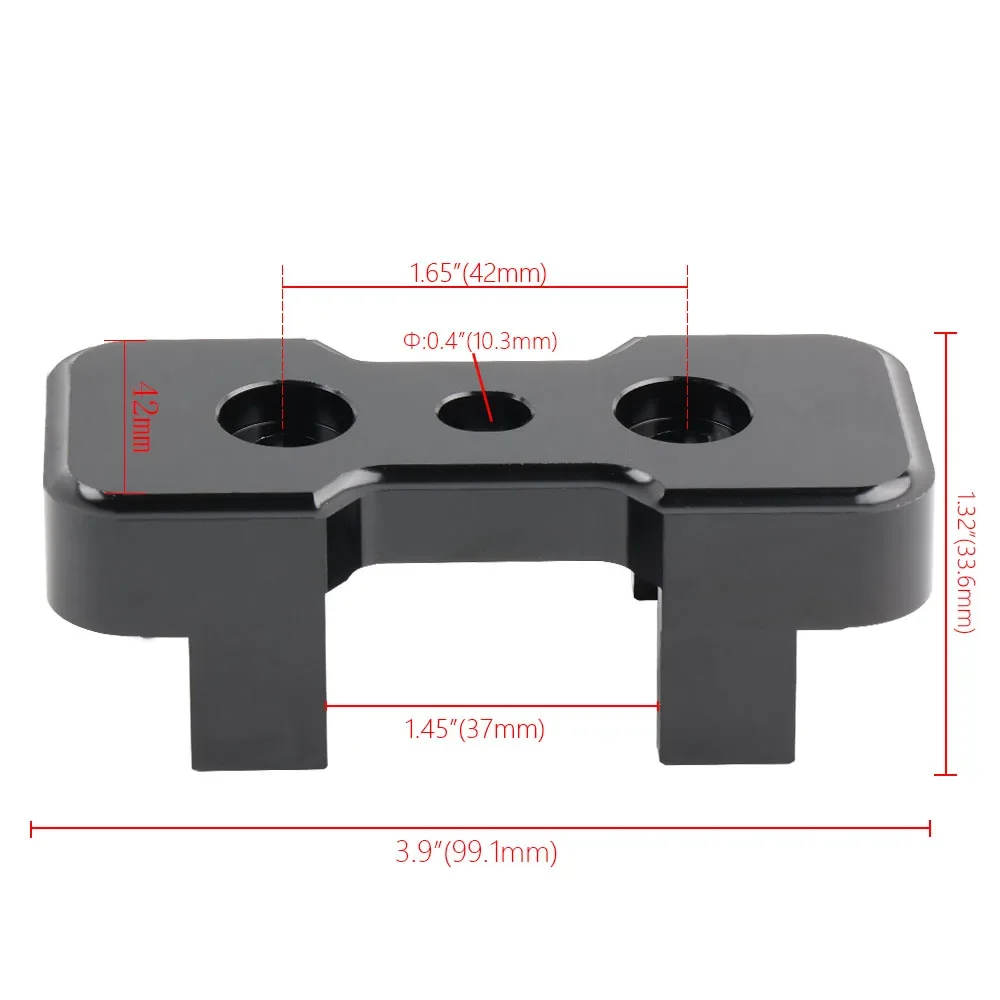 Billet Aluminum Transmission Mount Insert for Audi A4, S4, etc. with B8 Chassis, Compatible with S-Tronic/Manual Transmissions