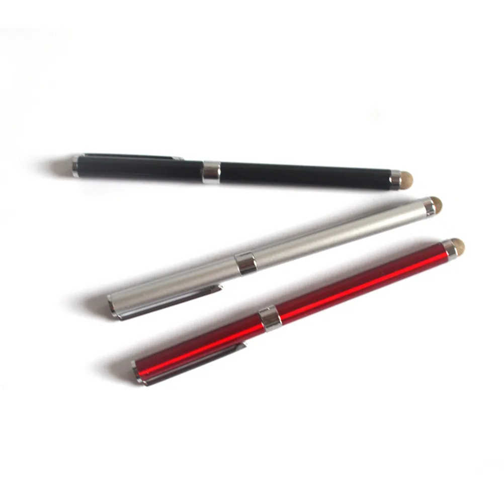 3Pcs Touchscreen Stylus Pen Premium Material Smooth -on for Tablet Phone Black Silver Red Stylus