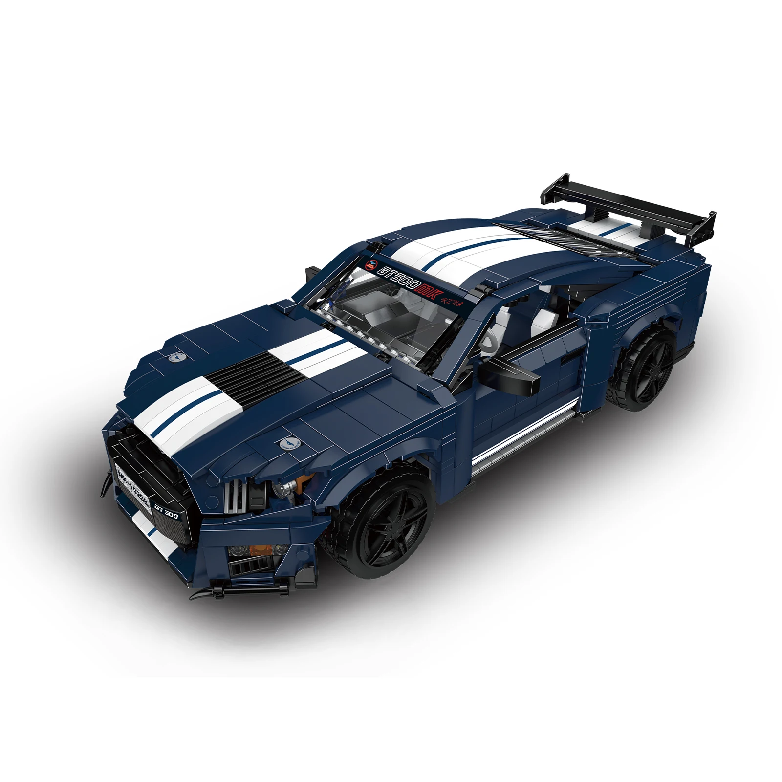 Mould King-Kit de bloques de construcción de coche deportivo GT500, modelo de coche de carreras clásico, adornos de montaje, juguete para adultos y niños, regalos de navidad, 1556 Uds.