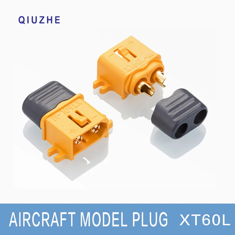 

Mountable XT60 Plug XT60L Power Battery Connector, Male and Female XT60L- Adapter F RC Model Charger Controller, Electric Forkli