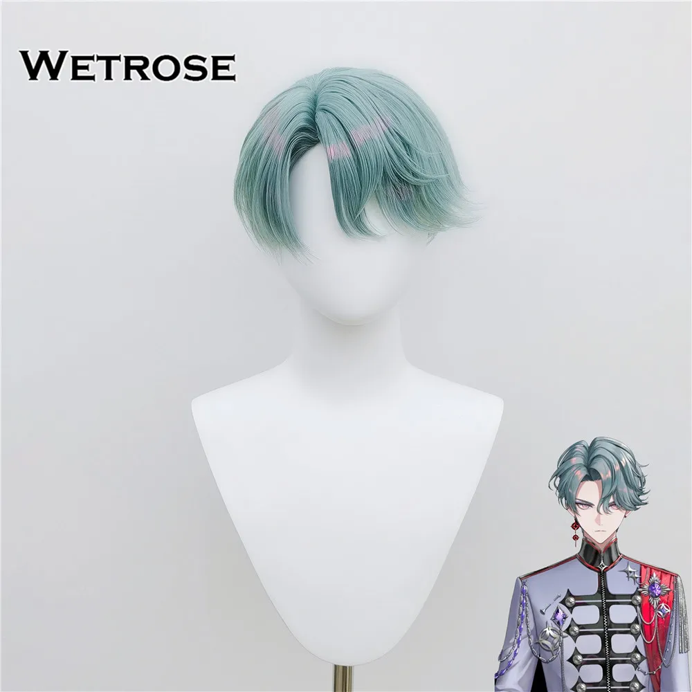 [Wetrose] متوفر في المخزون Nijisanji Vtuber Freodore شعر مستعار تأثيري عيد الهالوين