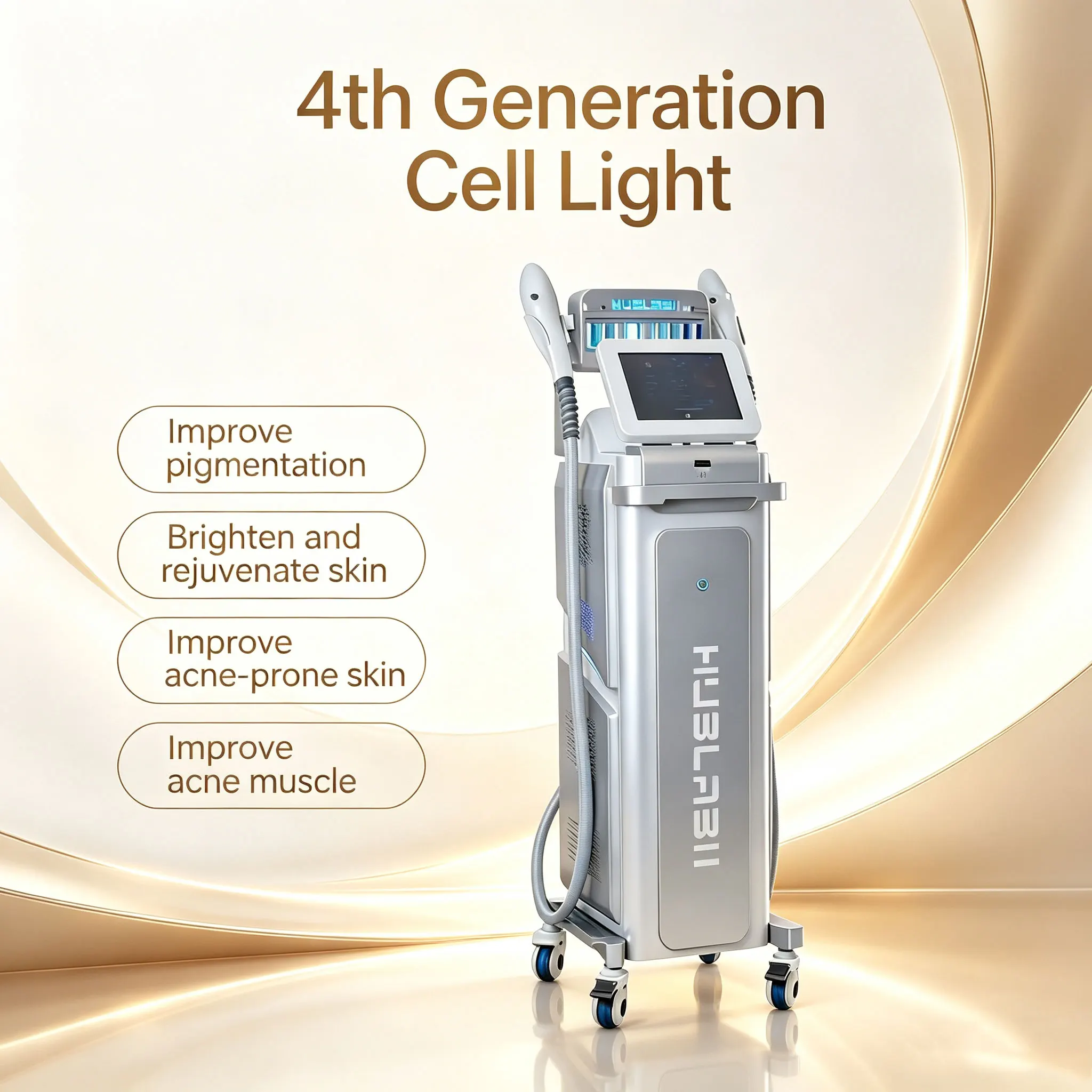 Fourth Generation Cell Light Whitening and Skin Rejuvenation, Reducing Red Blood Streaks and Shrinking Pores Multifunctional