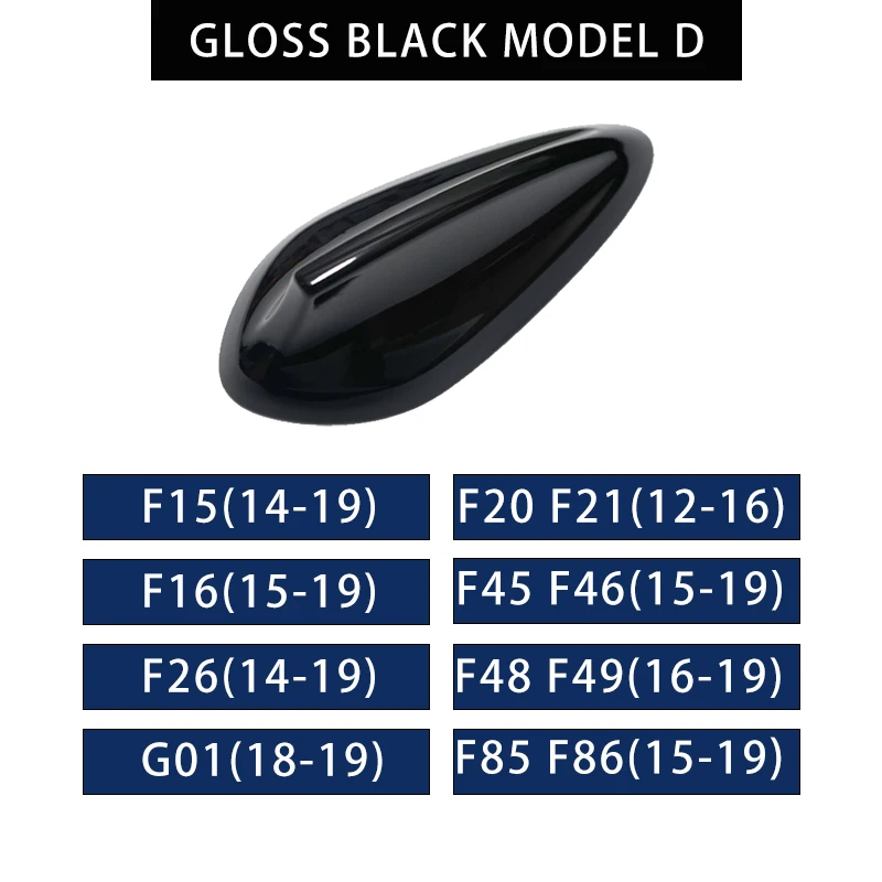 Gloss Black Style Car Shark Fin Antenna Cover For BMW F01 F02 F20 F30 F10 F34 G01 G30 G20 F15 F16 F21 F45 F48 M3 M5 X4 X5 X6