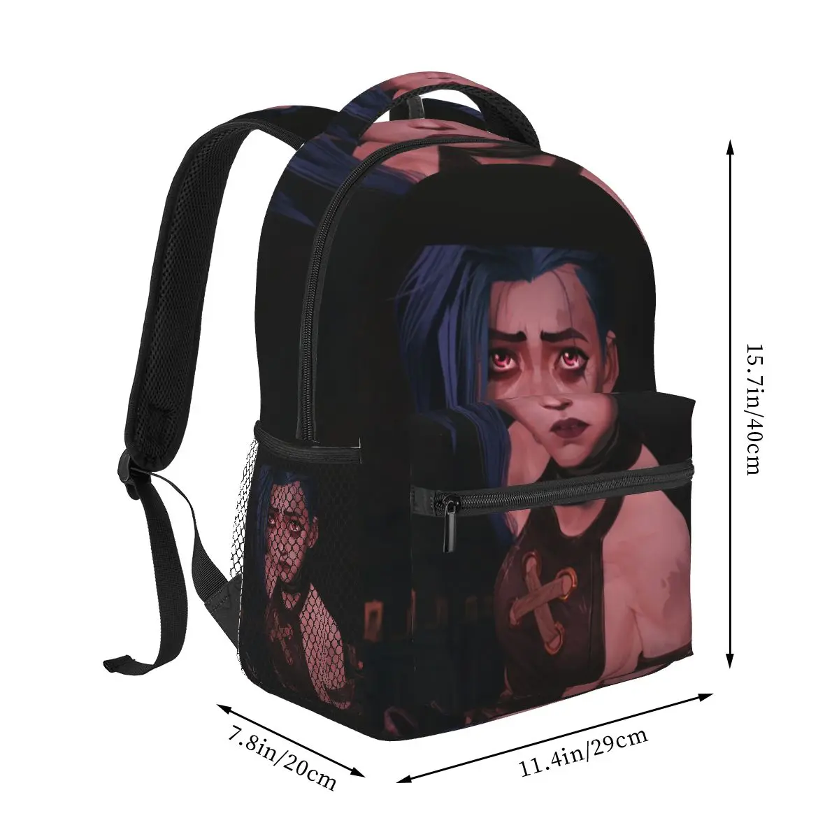 Jinx de arcano mochila venda quente mochila grande capacidade crianças bookbag saco de escola sacos de ombro para homens