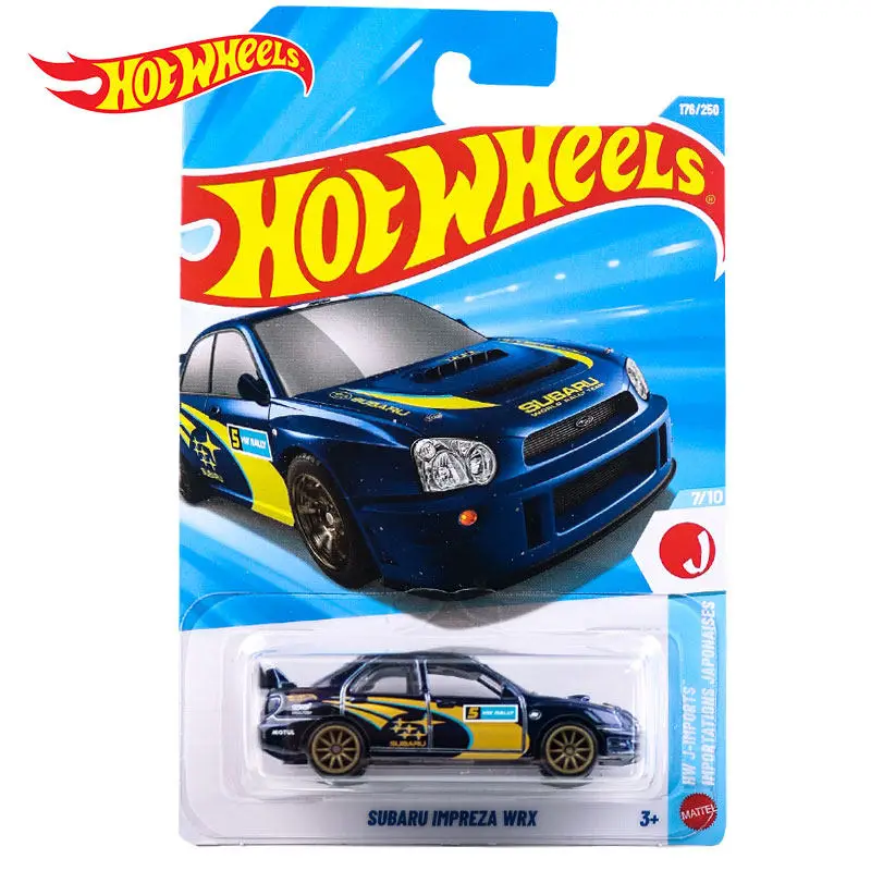 

Hot Wheels Cars Super treasure hunt Series Subaru Impreza WRX 1/64 Metal Die-cast Model Collection Toy Vehicles