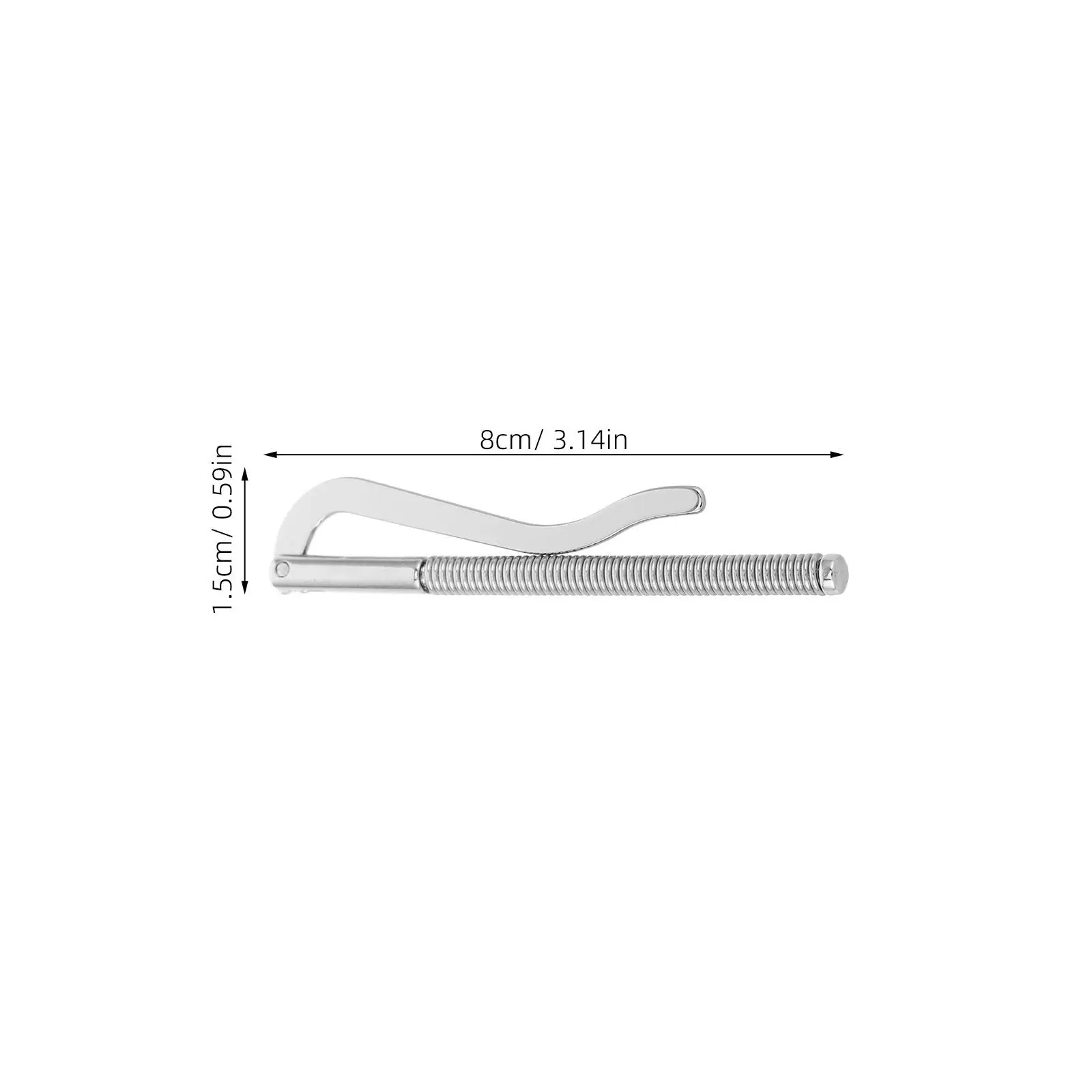 8Pcs Spring Loaded Money Clip Metal Wallet Clip for Bifold Wallets Credit Card Holder DIY Wallet Making Replacement Insert Slim