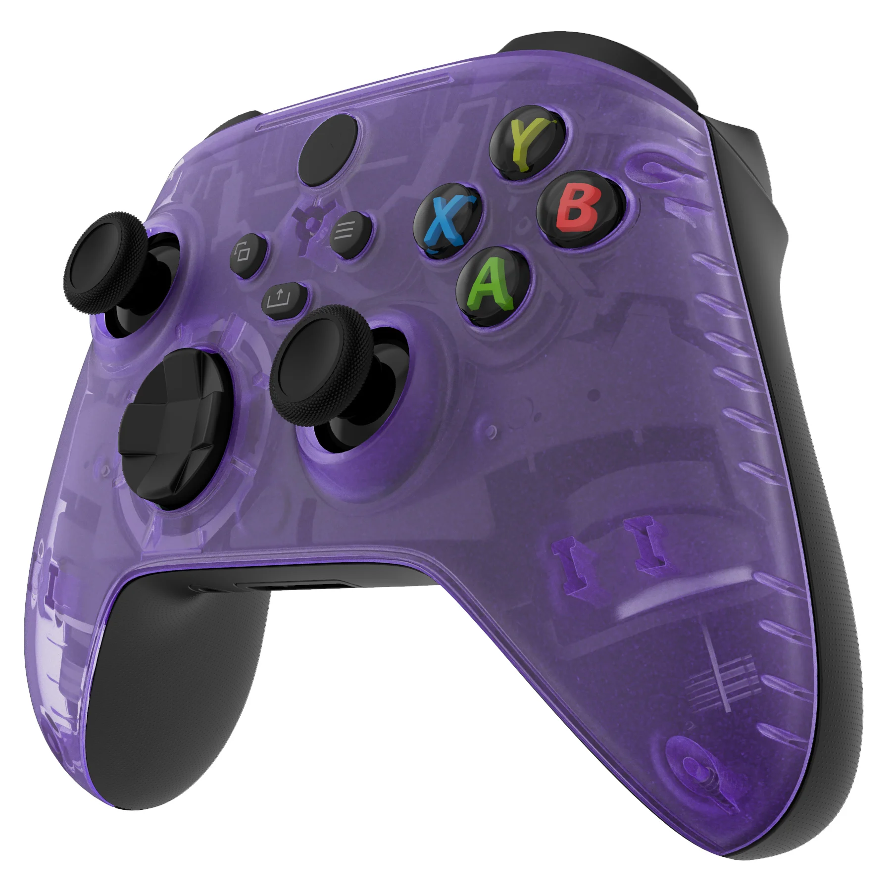 EXtremeRate-Boîtier avant de remplacement pour manette X-box série S, coque personnalisée, plaque frontale transparente, contrôleur non inclus