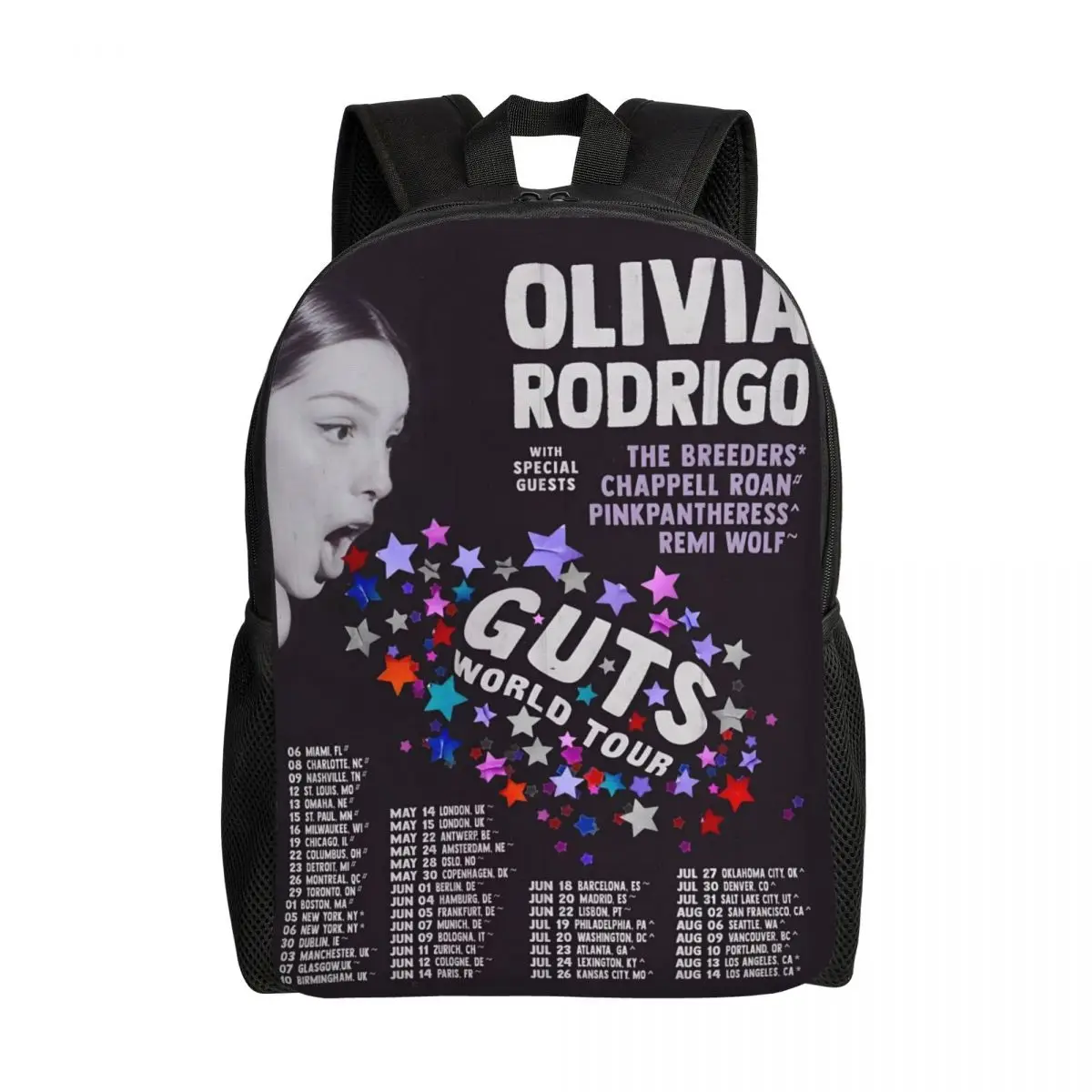 

Custom O-Olivia R-Rodrigos Sour Laptop Backpack Men Women Casual Bookbag for College School Student Bags