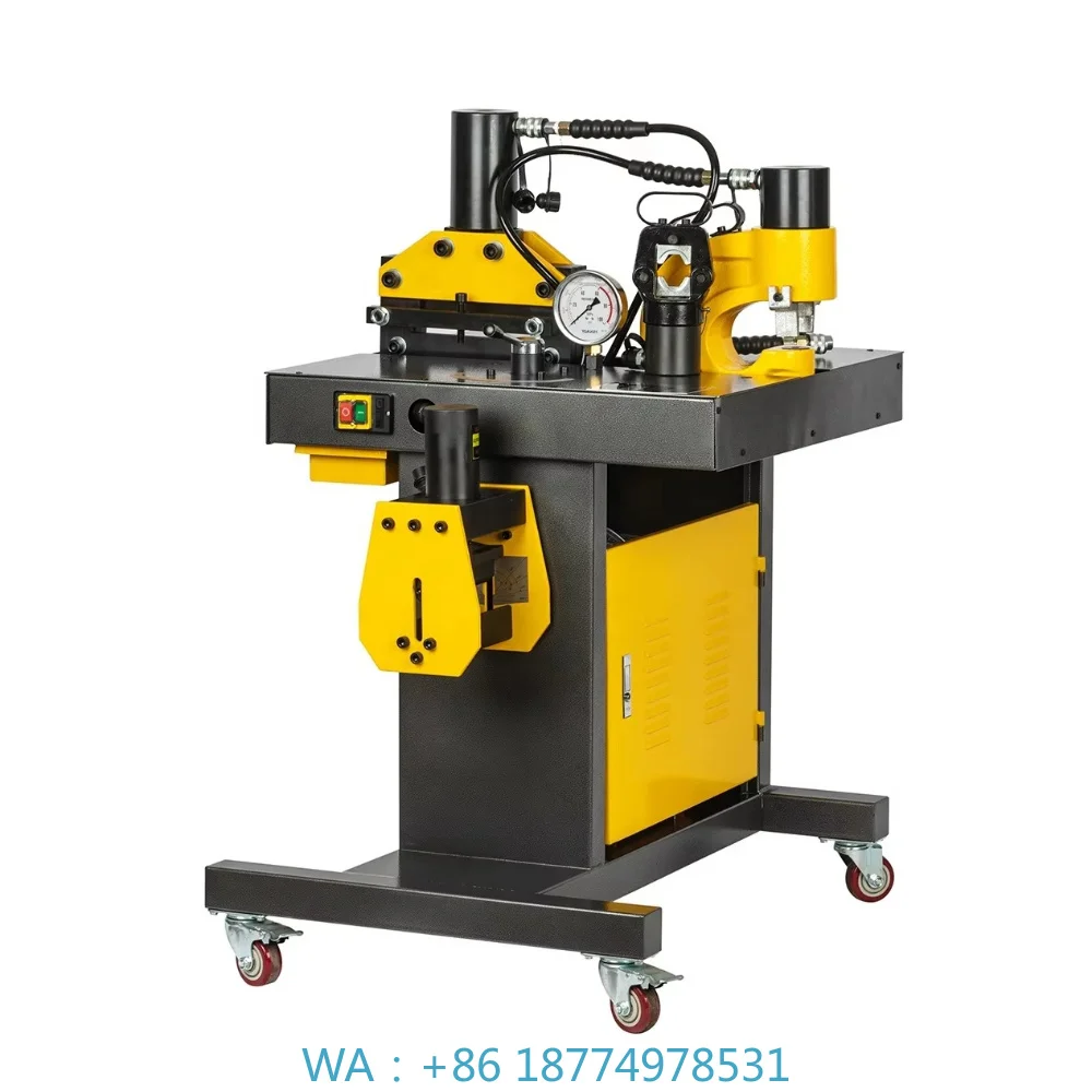 High Precision VHB-200 Busbar Cutting and Bending  , Hydraulic Bus Bar Processor for Copper & Aluminum Busbar Fabrication