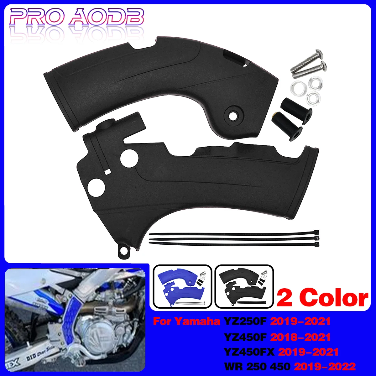 

Motorcycle Frame Guards Covers Plastic Frame Protection For Yamaha YZ 250F 450F 450FX WR 250 450 YZ250F YZ450F YZ450FX Universal