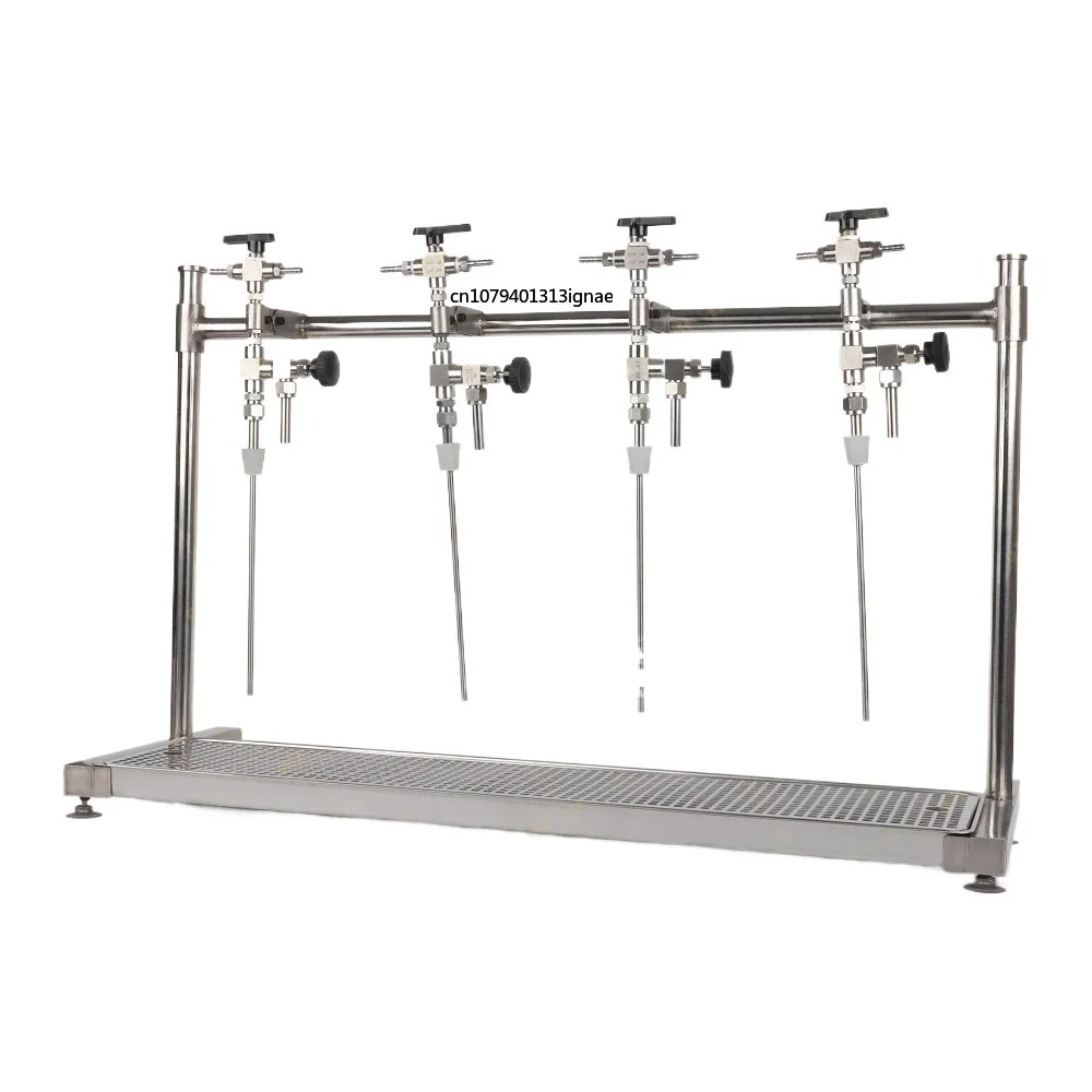 Brew Micro Brewery Low Cost 4 Head Counter Pressure Beer Bottle Filler Isobaric Beer Manual Bottle Filling Machine