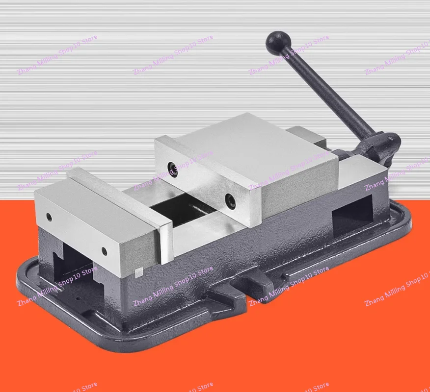 Imagem -04 - Alicata Plana de Nariz Fixo Angular de Alta Precisão Prensa de Mesa Hidráulica para Fresadoras Resistente Industrial 4