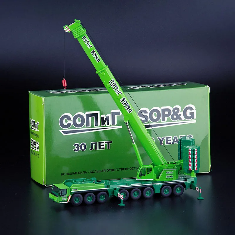 

Diecast 1:87 Scale LTM1450-8.1 Crane Alloy Car Model 32-0075 Collection Souvenir Display Ornaments Vehicle Toy