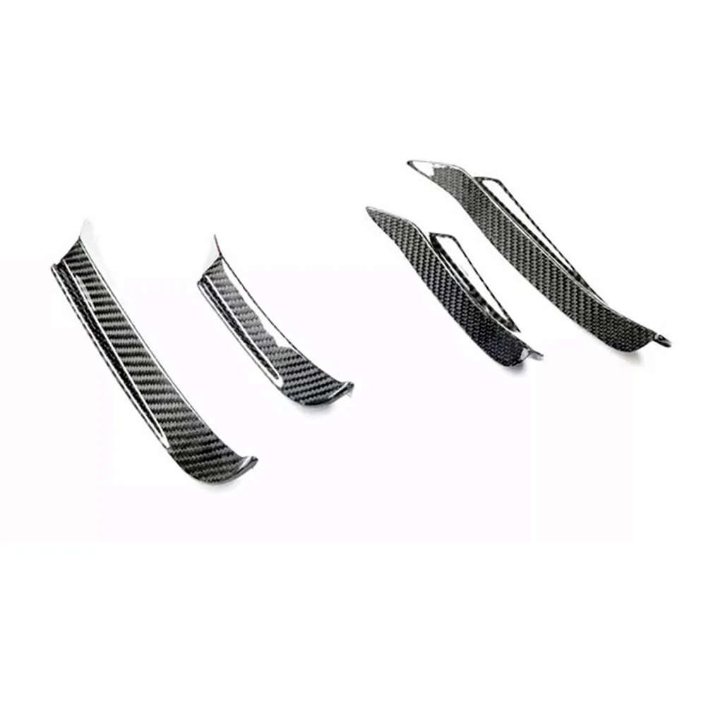 

For BMW 8 Series G14 G15 High Quality True Dry Carbon Fiber Front Bumper Canards Body Kits Trim Decoration Car Spoiler