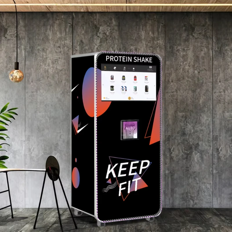 Customized Automatic Touchscreen Protein Shake Vending Machine Self-Service Drink Dispenser for Gym Fitness Business Use