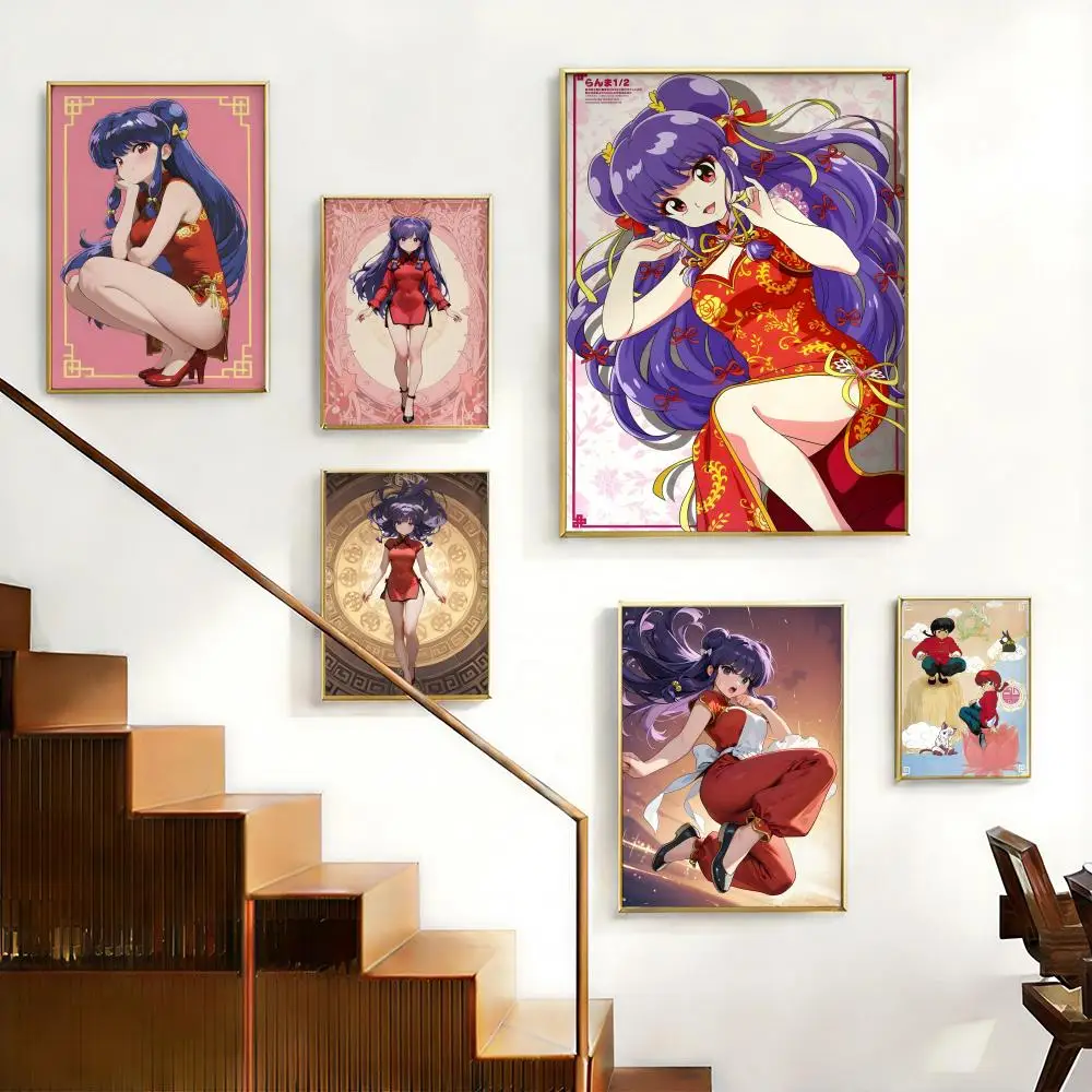 Anime R-Ranma Poster HD Self-Adhesive Waterproof Perfect for