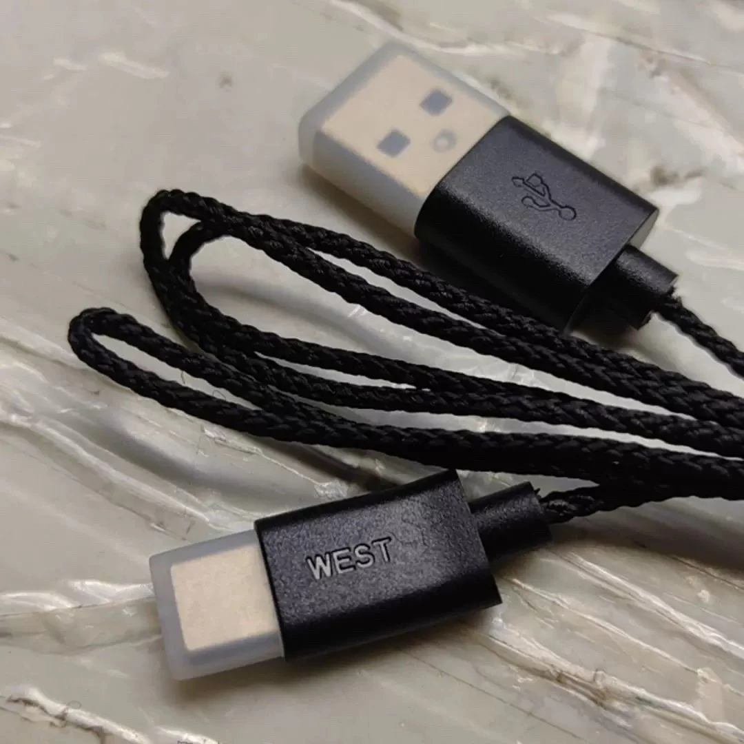 West Lab Ultra-Thin Mouse Parachute Line Lightweight Mouse Parachute Line Ultra-Thin Data Line Xicheng Peripherals