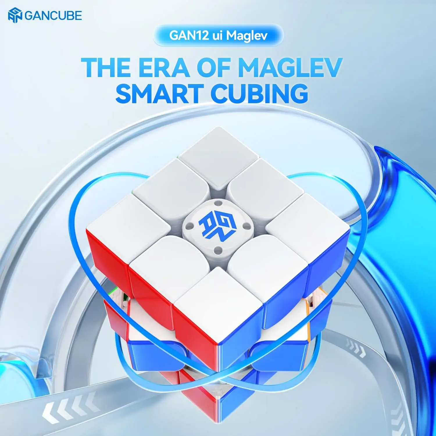 12 ui Maglev Smart Speed Cube with Rechargeable PowerPod for Cubers