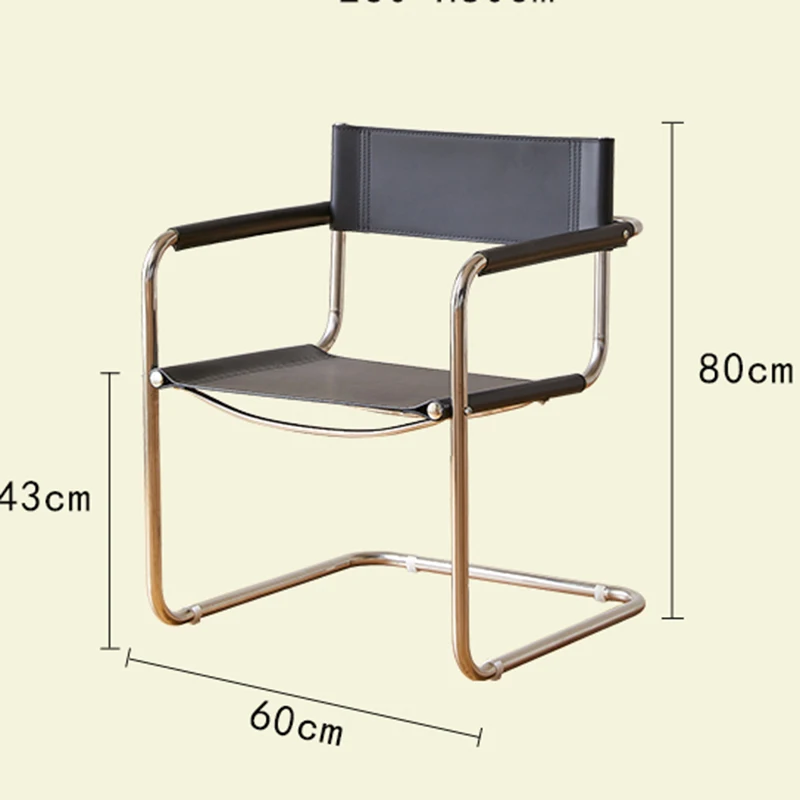 Comfortable Metal Dining Chairs Modern Black Conference Vanity Chair Nordic Office Chaises Salle Manger Furniture Decoration