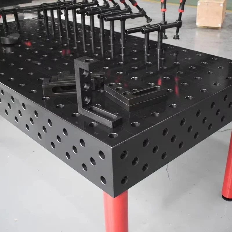 Modular 3D Welding Table System Nitride Steel Construction 28mm Standard Hole Expandable Design  Welding Fixture Workbench