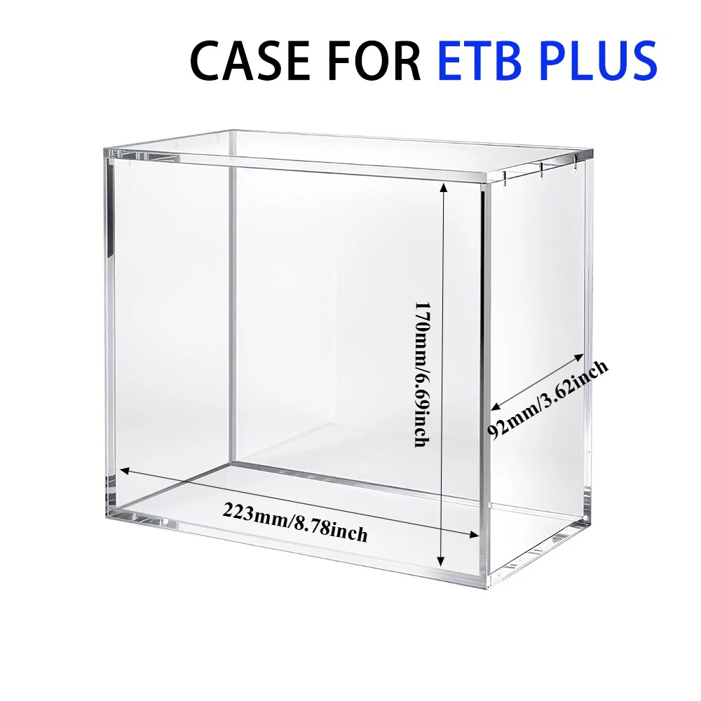 DISPLAY BOX Voor POKE Acryl Stofdicht Booster Show Case ETB Bescherming Poke Box Protector Transparant Plastic Acryl Case