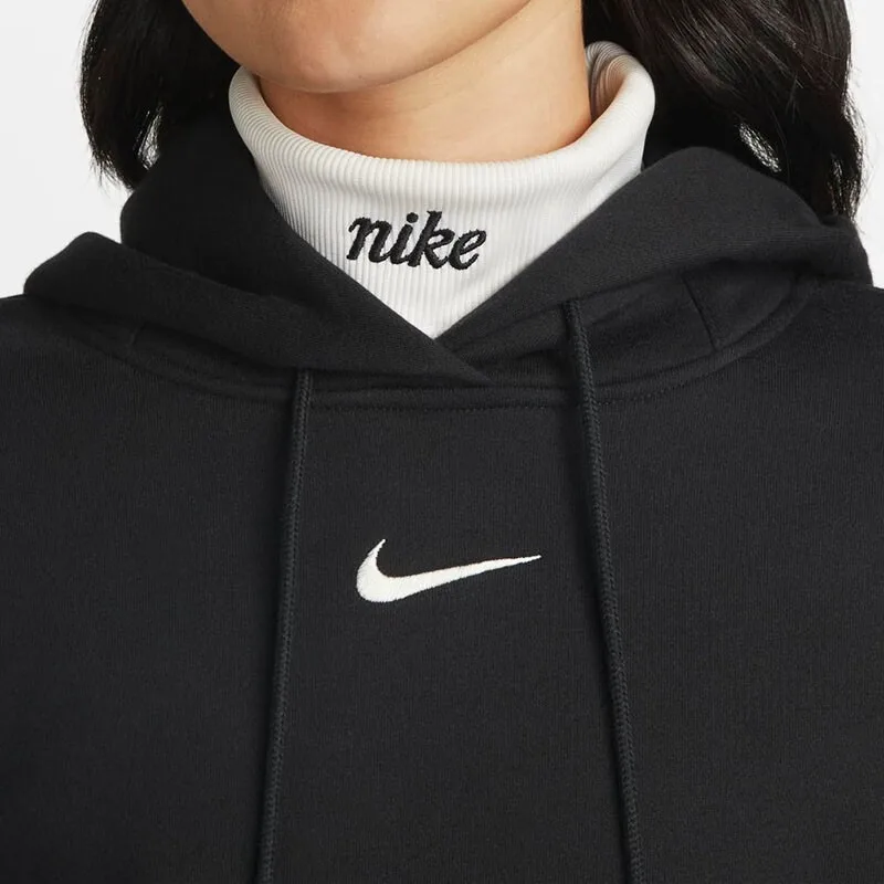 Новое оригинальное поступление, женский пуловер с капюшоном NIKE AS W NSW PHNX FLC OS PO, спортивная одежда